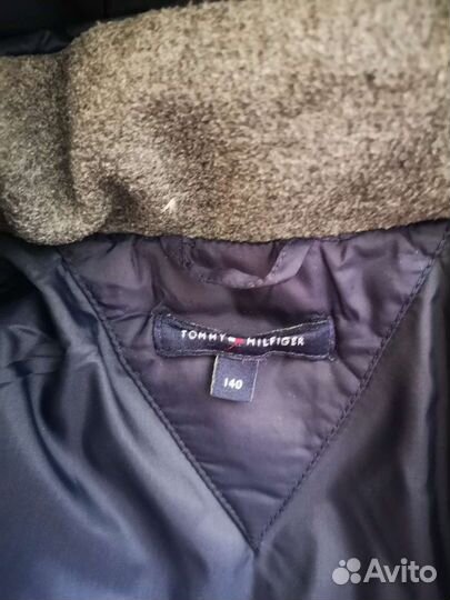 Пуховик для мальчика tommy hilfiger 140 р