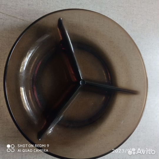 Тарелка порционная. Стекло. Диаметр 19 см