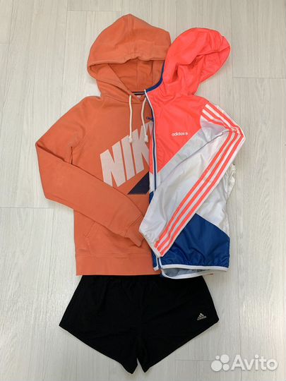 Кофта nike, ветровка adidas