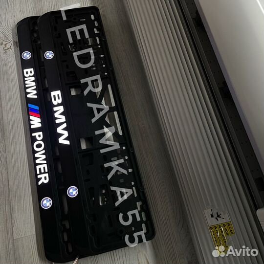 Рамка с подсветкой надписи, авто рамка led рамка