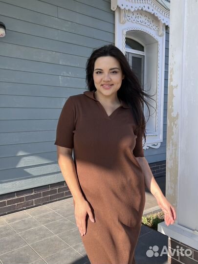 Платье -поло 50/52 размер