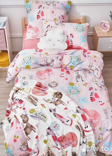 Постельное белье новое хлопок 1.5 спальное