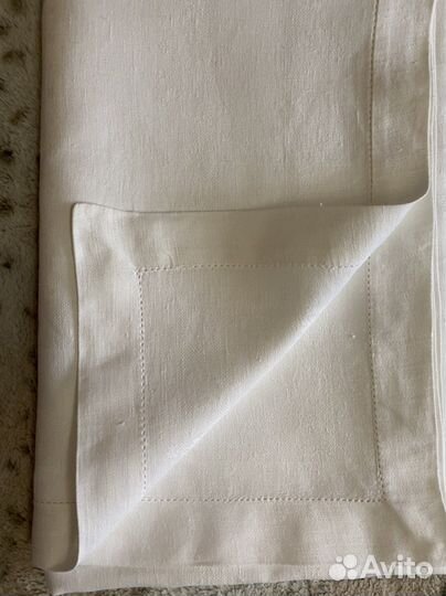 Лен ссср, скатерть 167х167 см