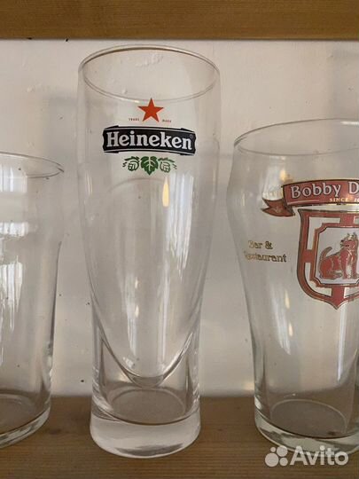 Пивные бокалы кружки стекло (стакан)