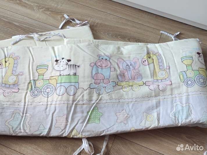 Бортики балдахин в детскую кроватку