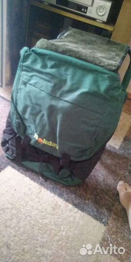 Туристический стул с рюкзаком