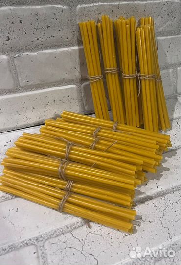 Свечи восковые цветные