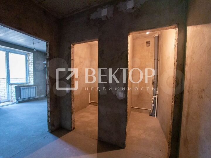 2-к. квартира, 60 м², 3/3 эт.