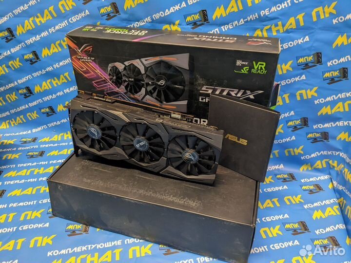 Видеокарта Asus GTX 1080 Ti strix OC 11GB