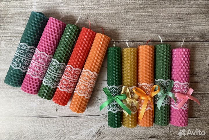 Ароматизированные свечи ручной работы