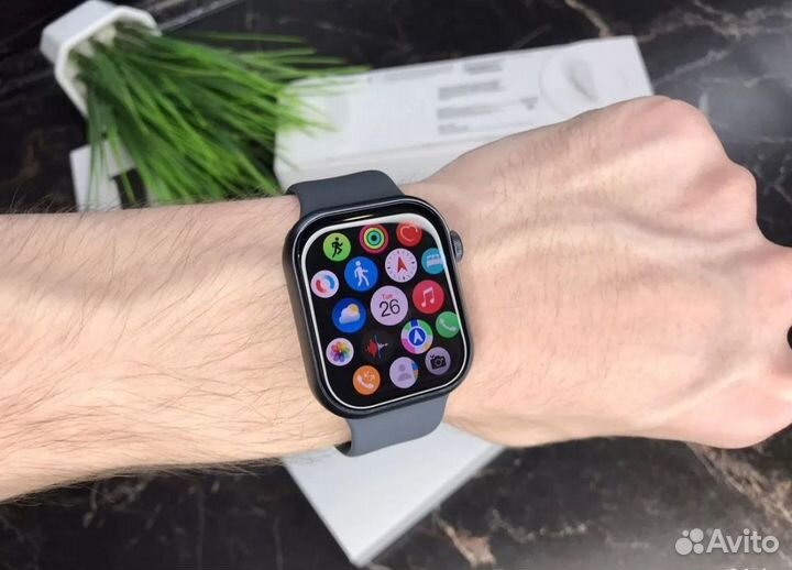 Apple Watch 9 41 мм Черные + Оригинальная коробка