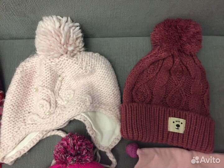 Шапки на девочку 48-50