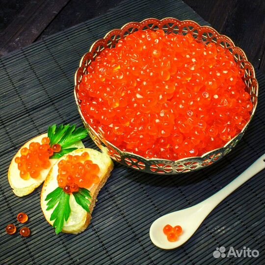 Красная икра горбуши (весовая) цена за кг