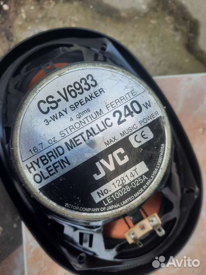 Колонки овалы JVC