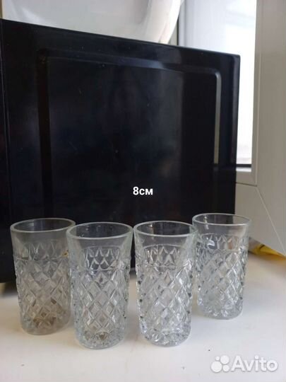 Хрустальные стопки СССР наборы по 300р