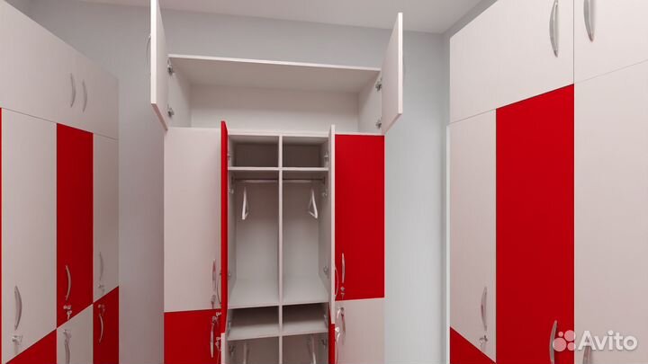 Шкафы для раздевалок