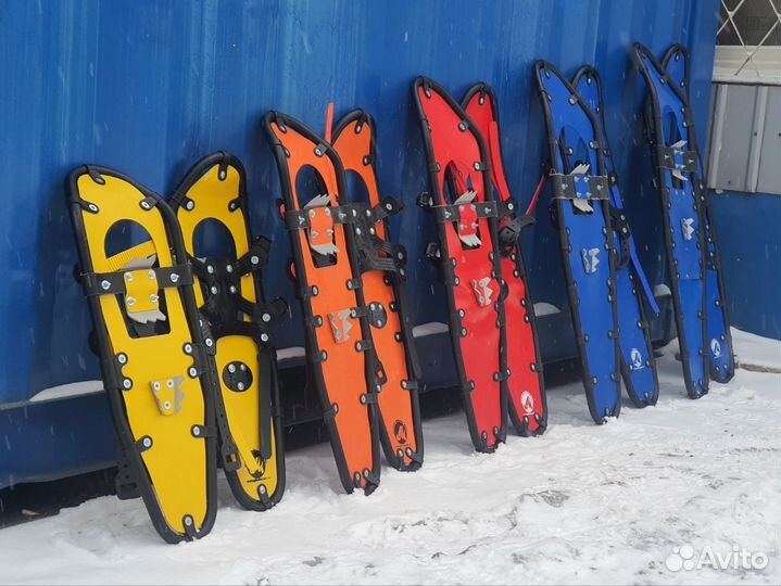 Аренда снегоступов для зимней рыбалки, похода