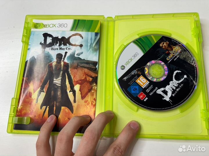 Devil may cry xbox 360 диск