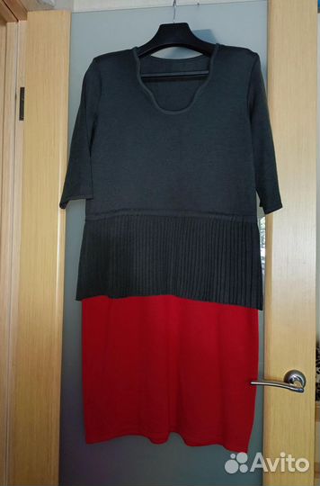 Платье теплое размер 54