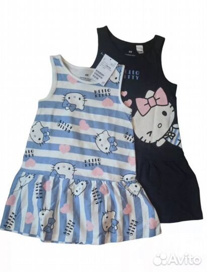 Летнее платье для девочки 128 hm ca