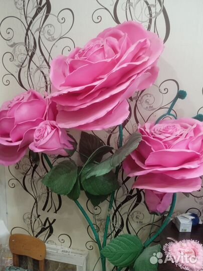 Ростовые цветы из изолона