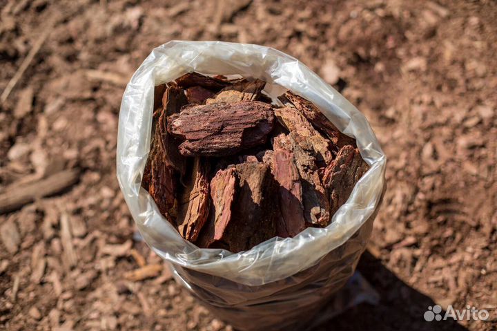 Кора лиственницы мульча