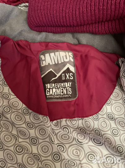 Пуховик и шапка