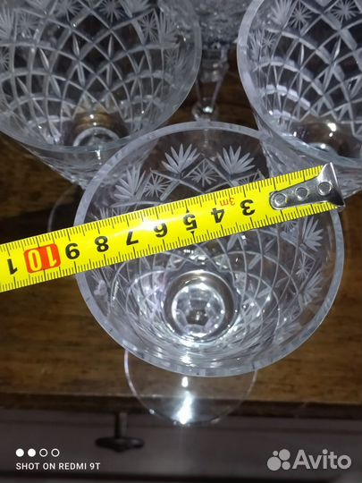 Фужеры хрустальные СССР