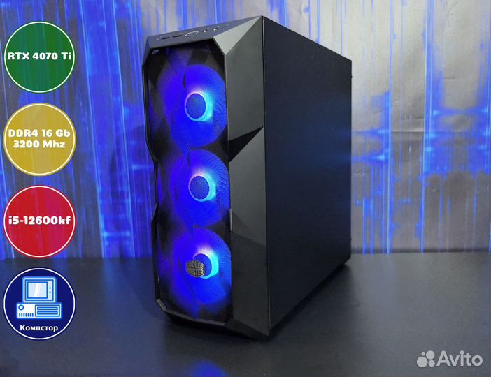 Игровая система i5-RTX4070Ti-16DDR4-UBE5092641-B760