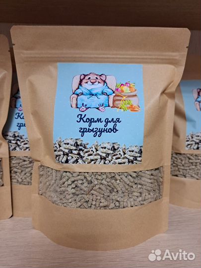 Корм гранулированный для грызунов