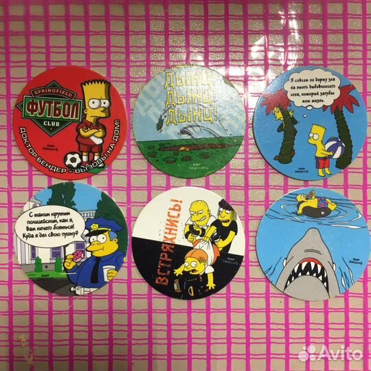 Фишки Cheetos Bionicle, Симпсоны Тазо