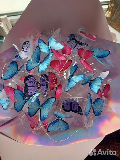 Букеты из бабочек