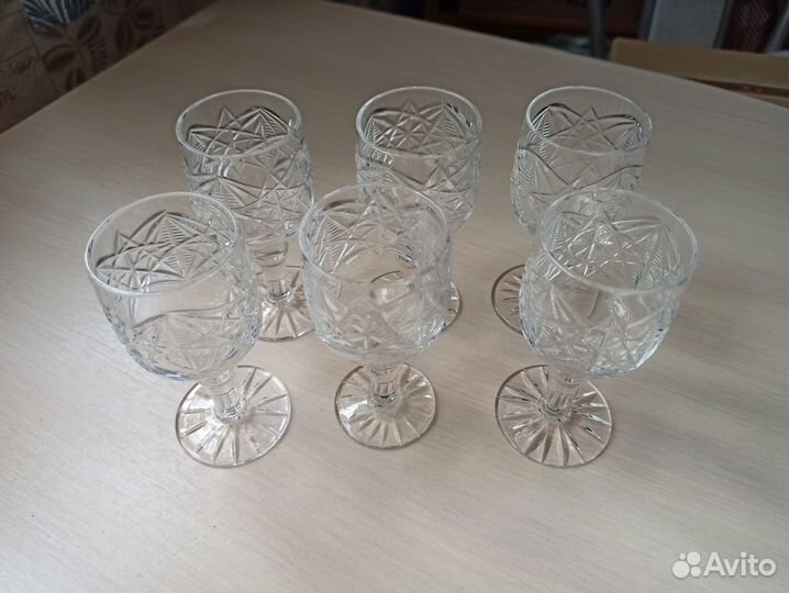 Хрустальные рюмки СССР