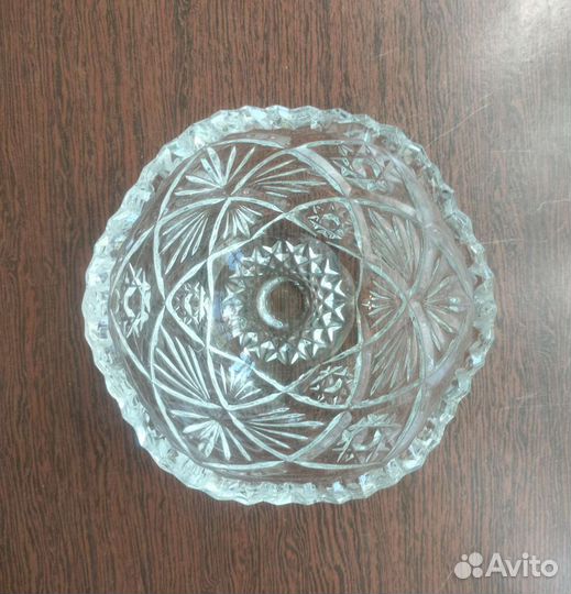 Конфетница салатник хрусталь СССР