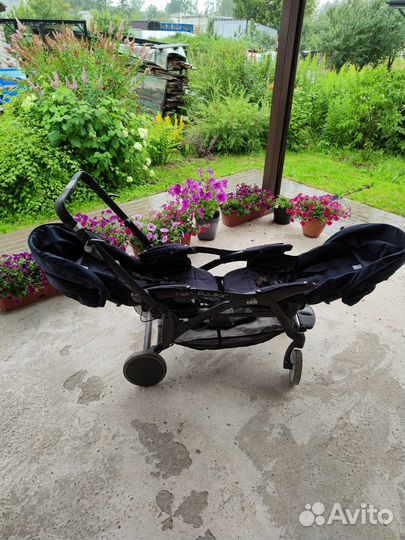 Прогулочная коляска для двойни CAM twin pulsar б/у