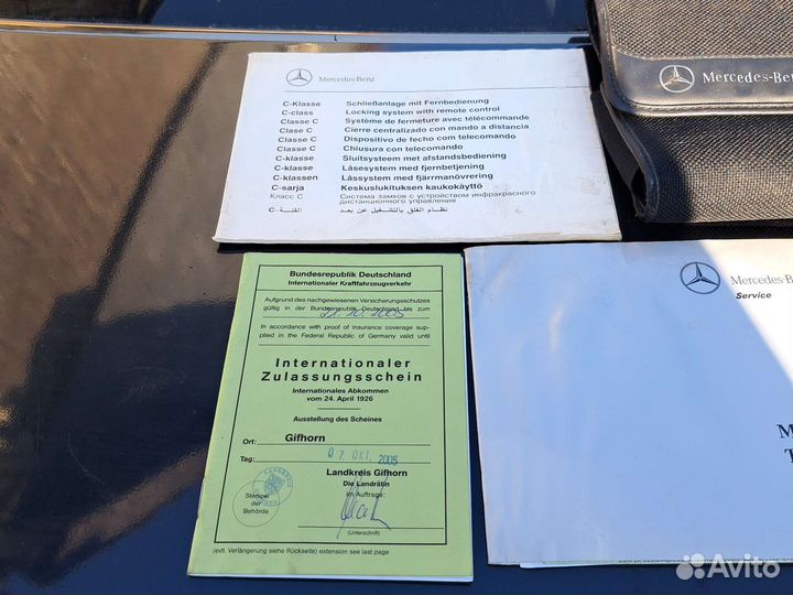 Руководство по эксплуатации на Мерседес c200 w202