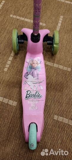 Самокат barbie до 6лет вкл