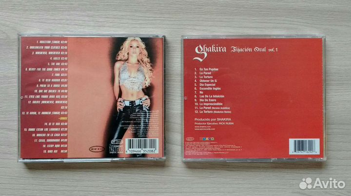 Cd, компакт диски Шакира