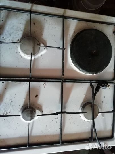 Плита комбинированная (газовая и электрическая)