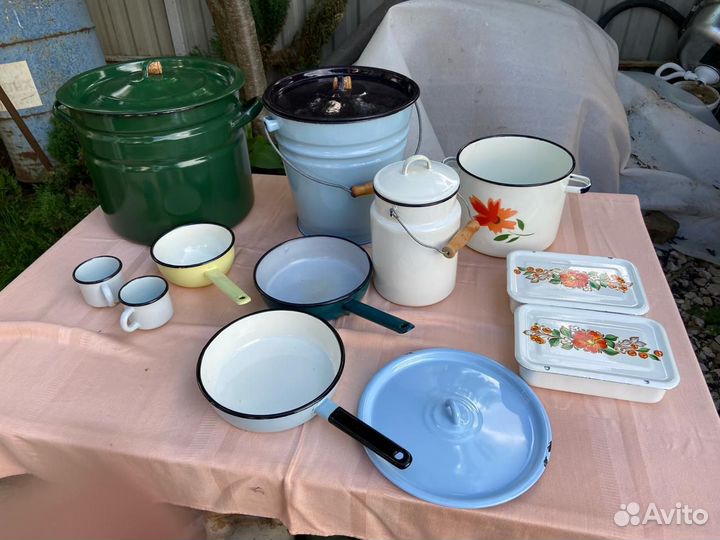 Посуда эмалированная СССР