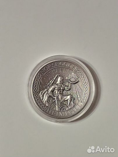 Острова Кука 10 долларов, 2016 Скандинавские боги