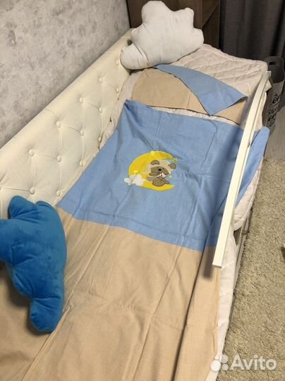 2 набора Постельное белье в детскую кроватку