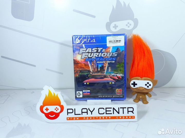 PS4 Fast & Furious Spy Racers Подъем SH1FT3R Новый