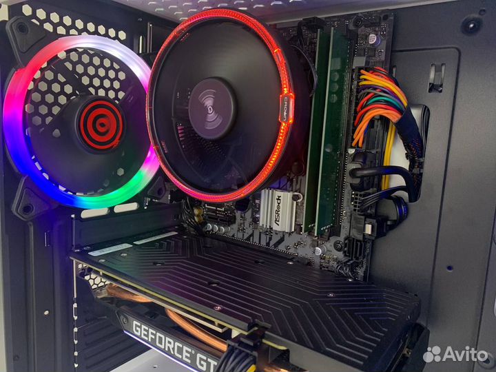 480 Игровой компьютер i3 10100f/GTX1660s/16GB