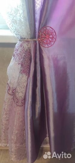 Яркий комплект шторы и тюль