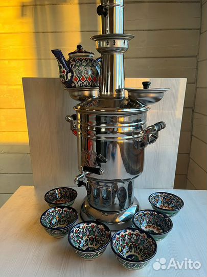 Самовар на дровах турецкий 6 литров