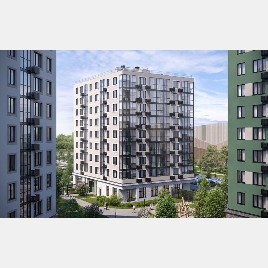 3-к. квартира, 78,4 м², 9/9 эт.