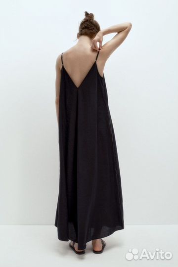 Zara (S) платье комбинация макси