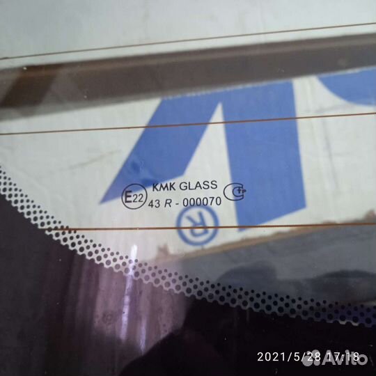 Стекло заднее кia sorento 09-12 год