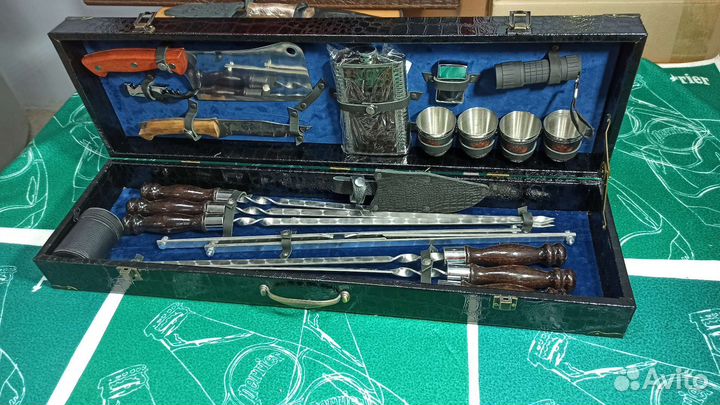 Шашлычный набор для пикника в кейсе